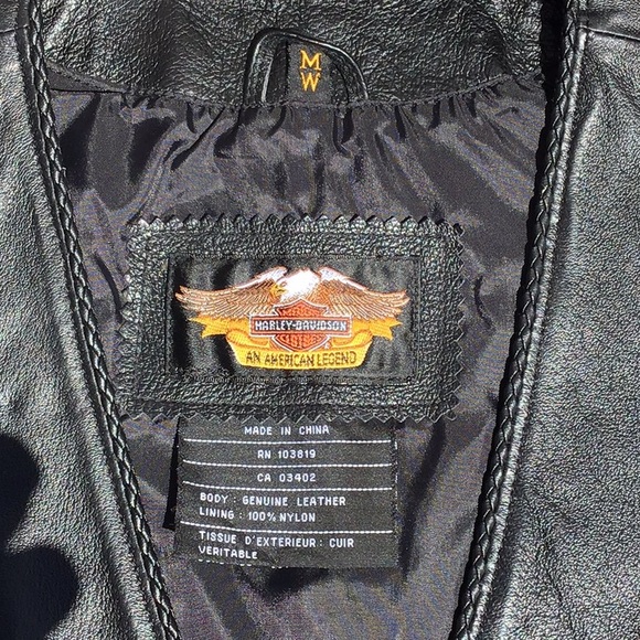 NWOT’s! Women’s Black Harley Davidson Vest Sz MW - Picture 5 of 8